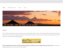 Tablet Screenshot of navajorecipes.com